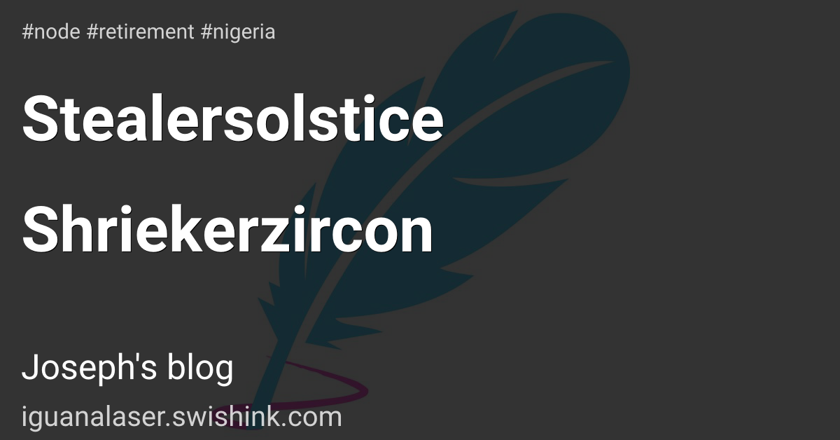 Stealersolstice Shriekerzircon
