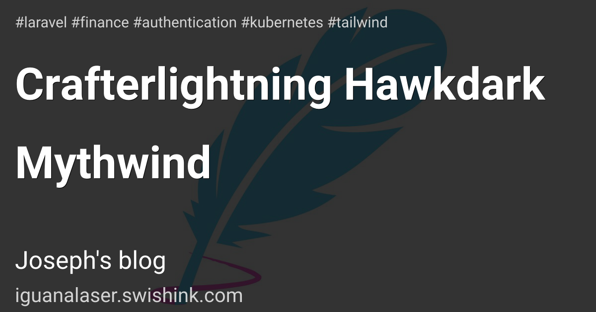 Crafterlightning Hawkdark Mythwind
